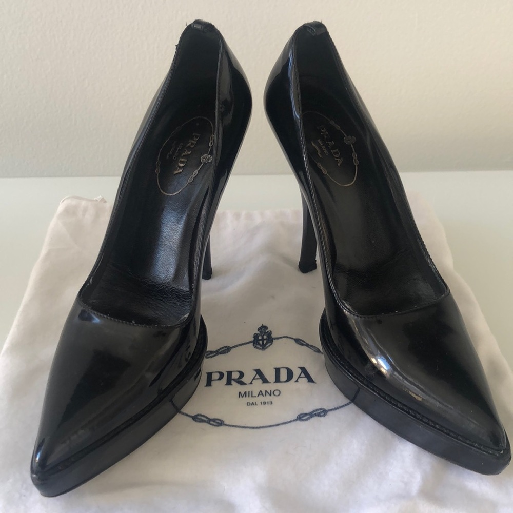Prada black pumps